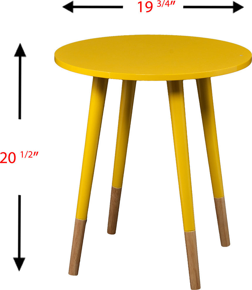 SEI Laney Round Accent Table