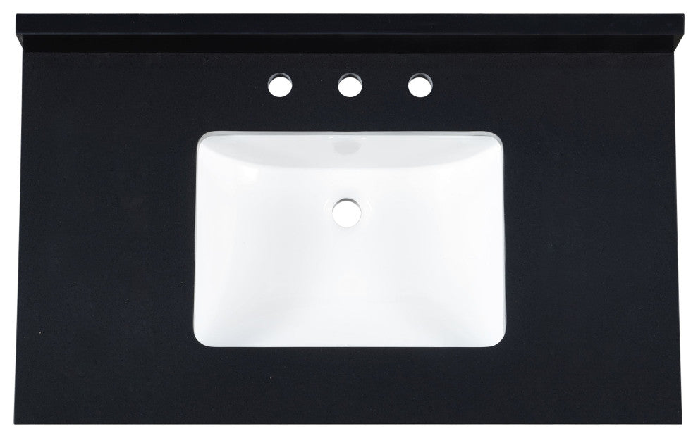 Sagehill Designs RQ3722 Premier Quartz Vanity Top 37" Quartz - Windfresh White