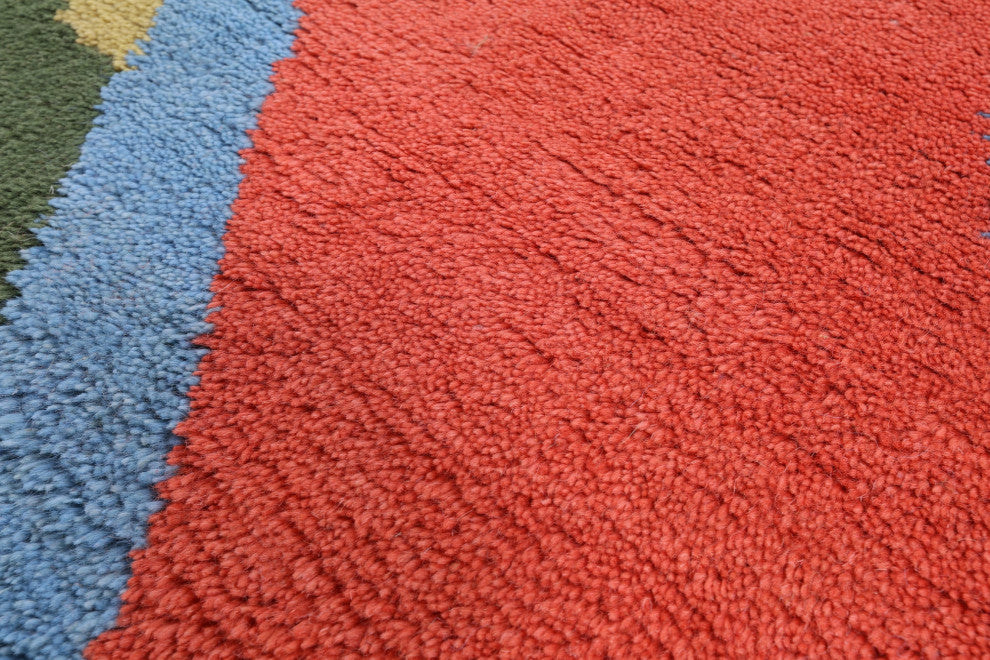 Handmade Moroccan Wool Rug 9' 3" X 12' 1" - Q13104