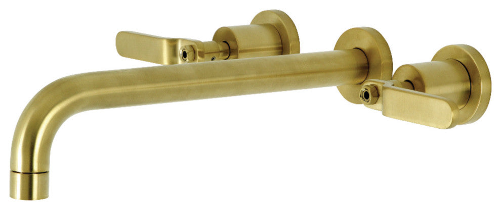 KS8057KL Wall Mount Tub Faucet, Brushed Brass