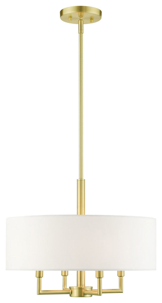 Satin Brass Timeless, Transitional, Pendant Chandelier