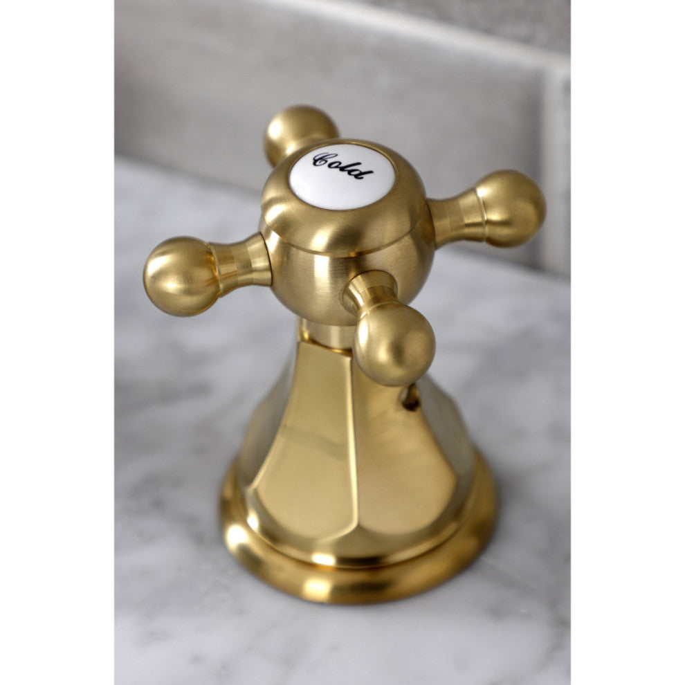 FSC1973BX Widespread Bathroom Faucet With Pop-Up Drain, Brushed Brass