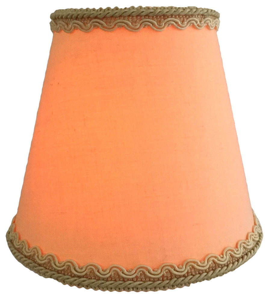 Antique Gold Empire Chandelier Lamp Shade Decorative Trim, Single
