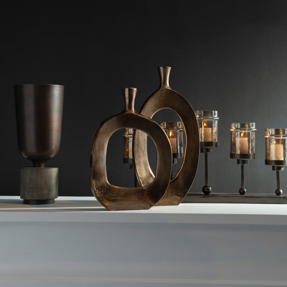 Kyler Vases, Set of 2