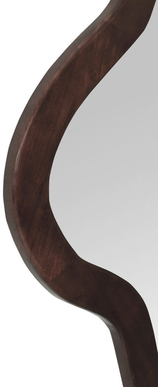 Oblique Mirror, Brown, 28" X 48"