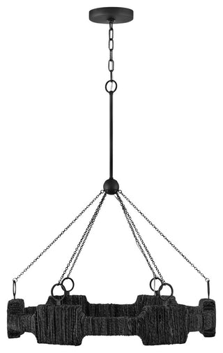 Hinkley Lighting 34106 Raffi 30"W Ring Chandelier - Carbon Black