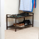 2-Tier Metal Shoe Rack