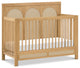 Eloise 4-in-1 Convertible Crib, Honey and Performance Sand Eco-Weave