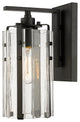 Zlite 3036-1S-MB 1-Light Wall Sconce, Clear