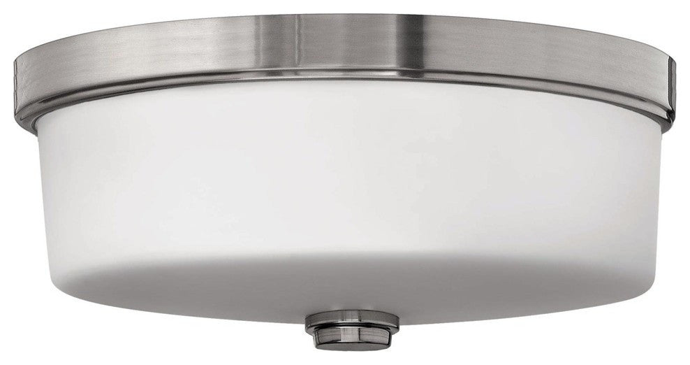 Flush Brushed Nickel Mount 3 Light Bath Flush Mount