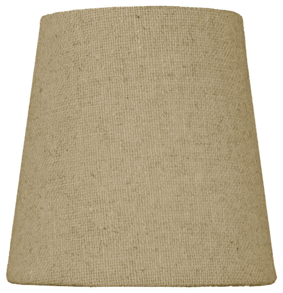 Clip-on Candelabra Lamp Shade, Sand-Linen