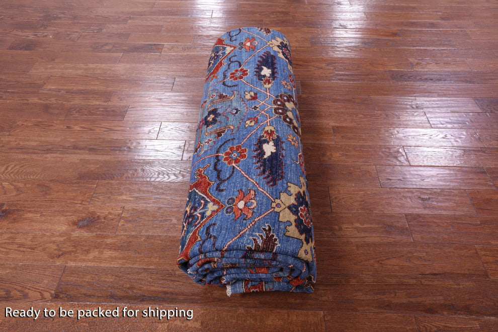 Persian Fine Serapi Handmade Wool Rug 11' 9" X 14' 8" - Q12890