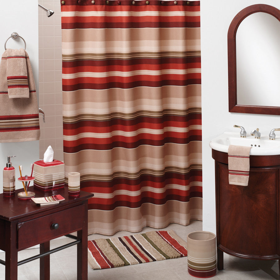 Saturday Knight Madison Stripe Wastebasket