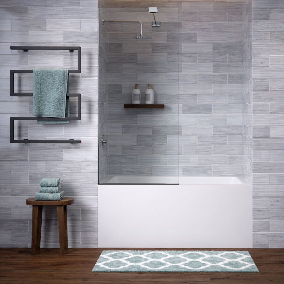 Voltaire 5-Bar Electric Towel Warmer, Matte Black