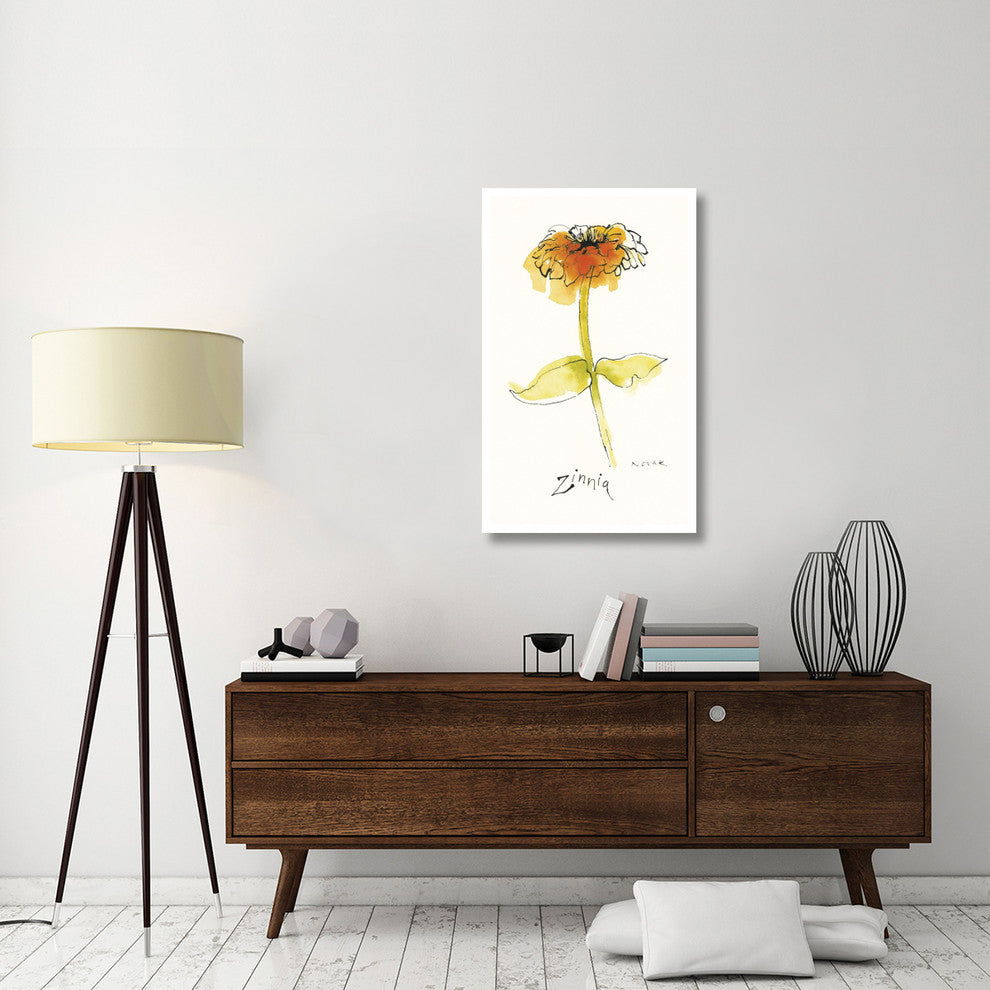 "Zinnia III" Digital Paper Print by Shirley Novak, 26"x42"