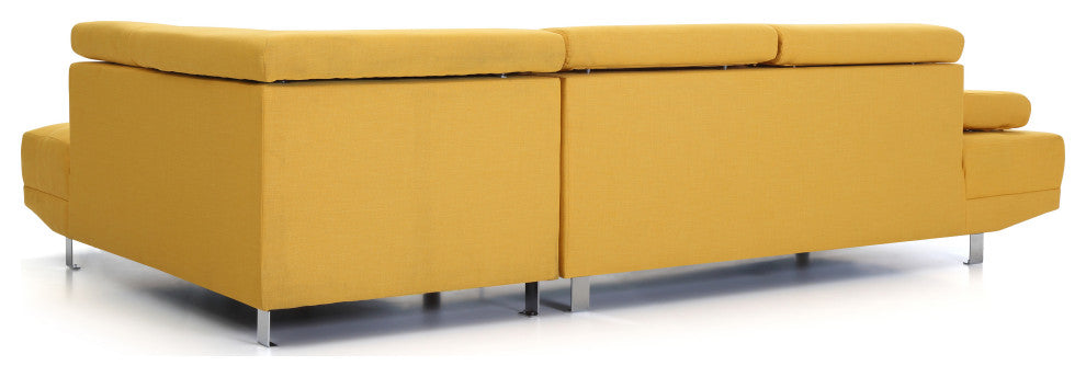 Milan Sectional, Yellow
