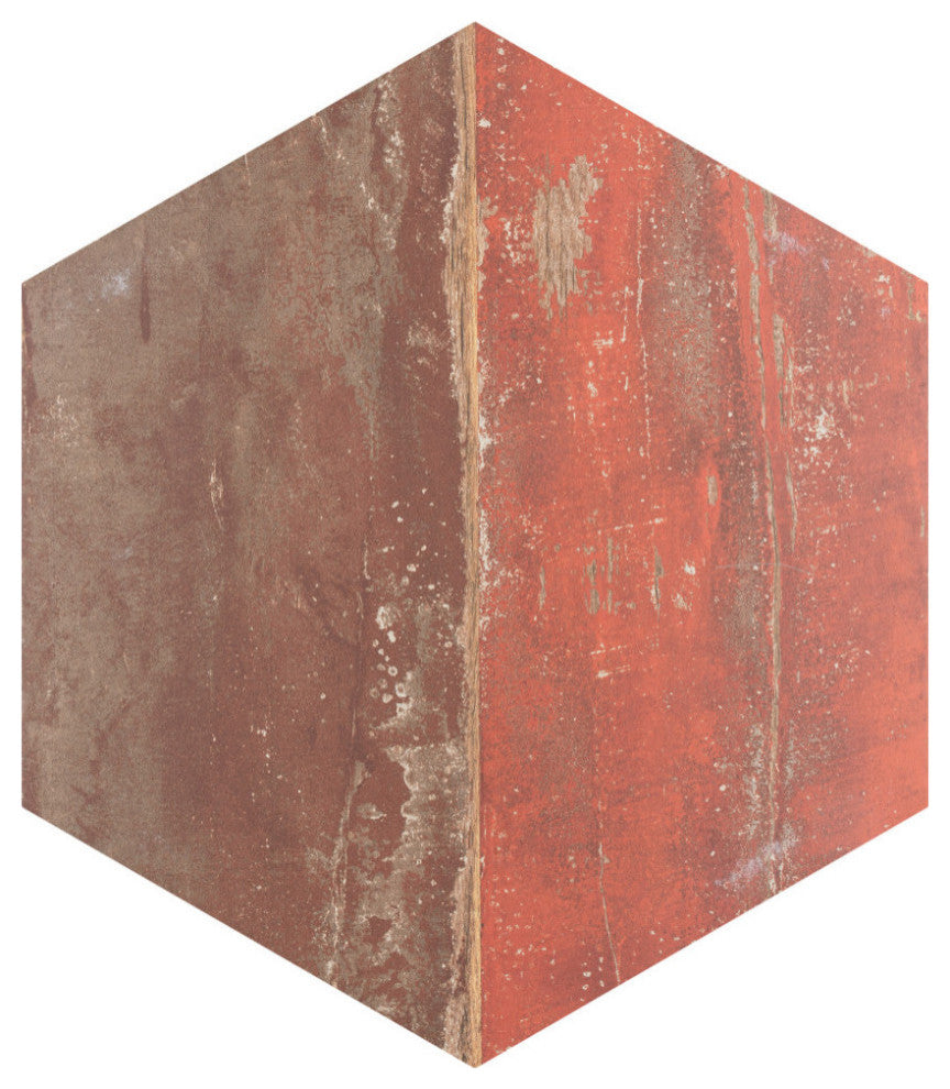 Karacter Hex Porcelain Floor and Wall Tile Sample