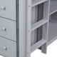 GDF Studio Wood Twin Loft Bed With Flexible Storage & Safety Guardrail, Gray