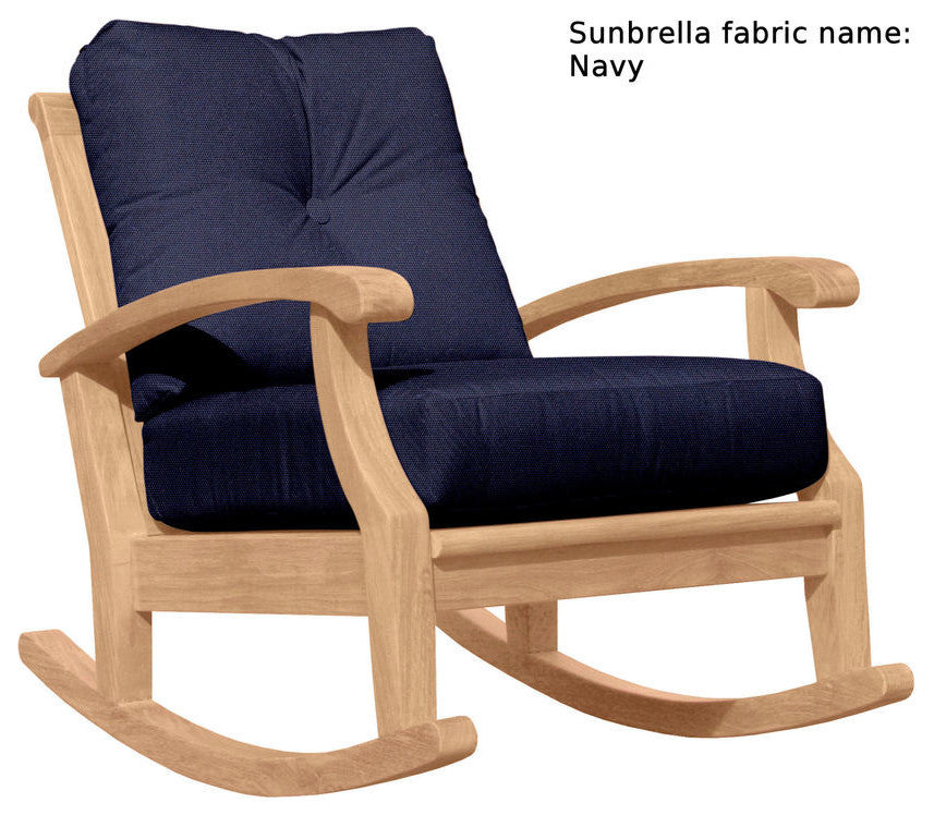 Douglas Nance Cayman Deep Seating Rocker, Navy