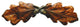 Oak Leaf Pull Antique Brass, Brass Hand Tinted