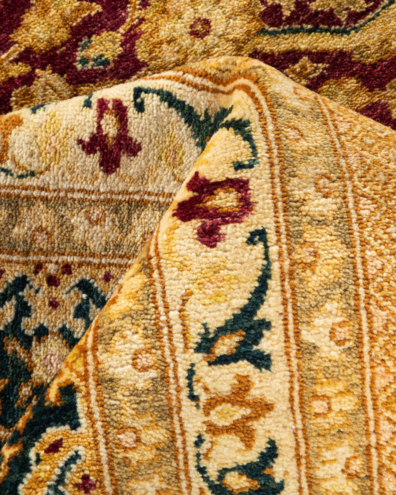 Mogul, One-of-a-Kind Hand-Knotted Area Rug Red, 9'2"x11'0"