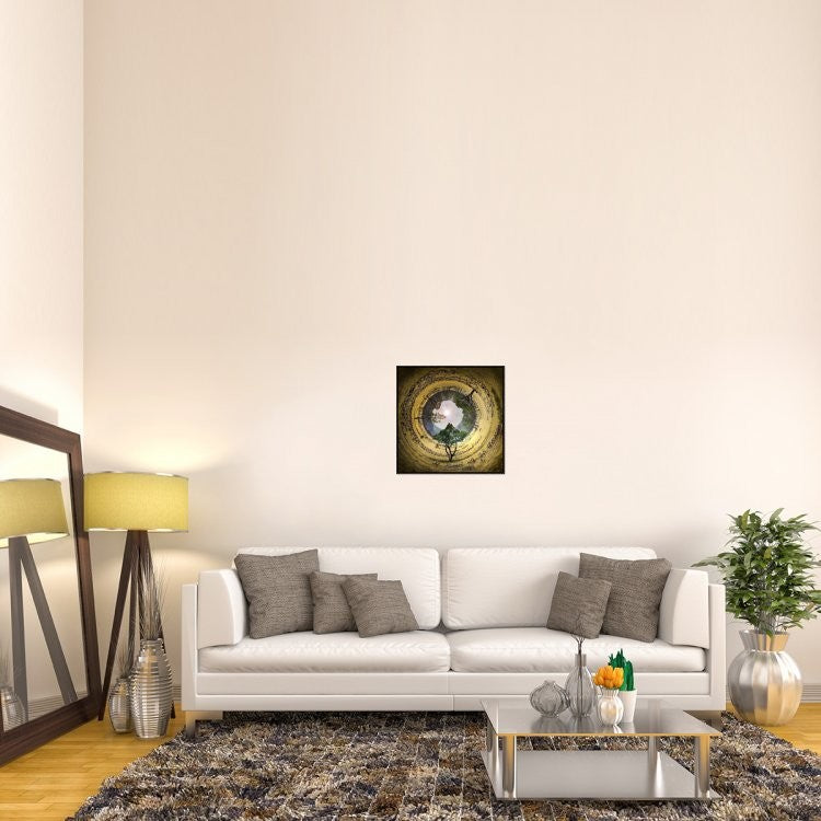 "Untitled" Framed Canvas Giclee by Ghizzi Panizza Alberto, 23x23"