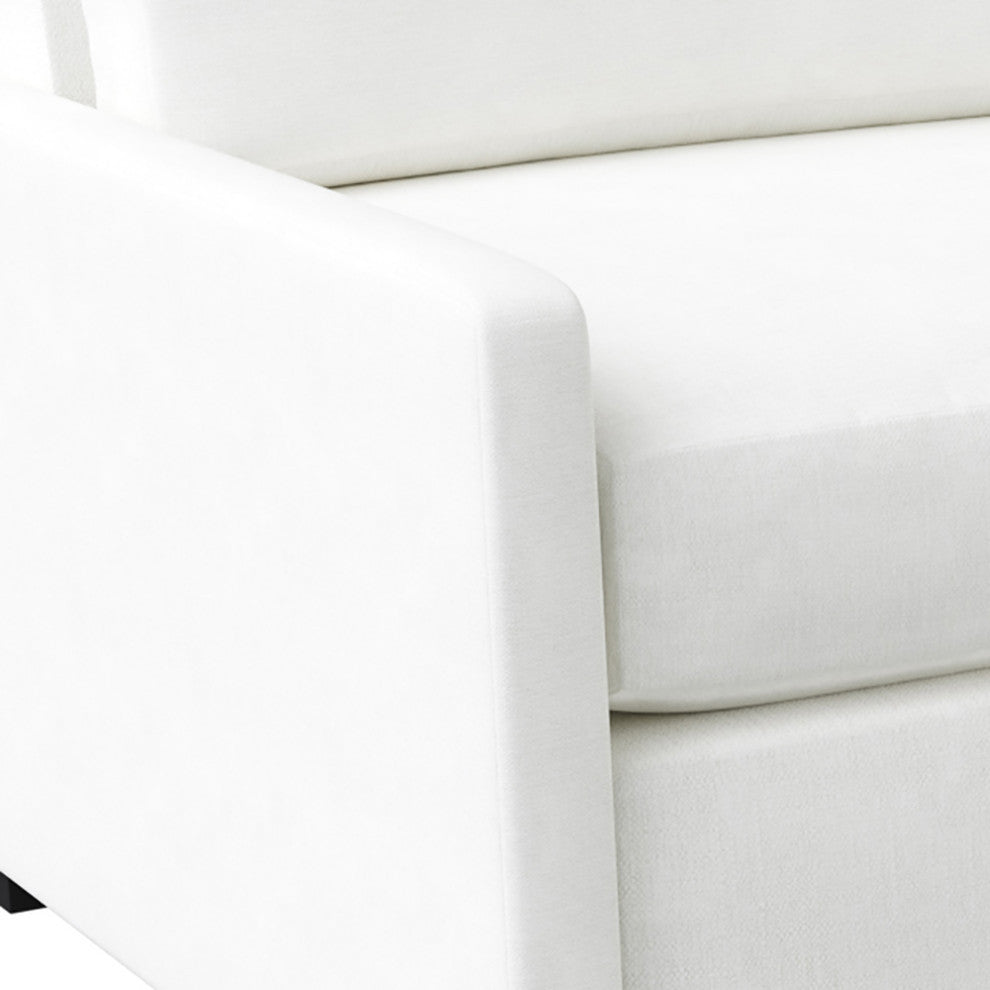 Nativa Interiors Kimpton Sofa 101", Off White, Depth: Deep Plush