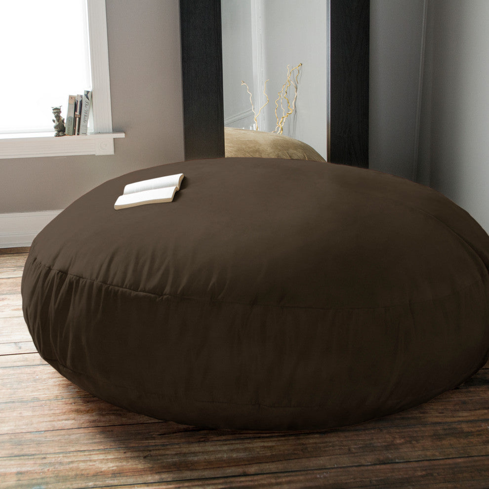 Jaxx 6' Cocoon Bean Bag Sofa, Chocolate