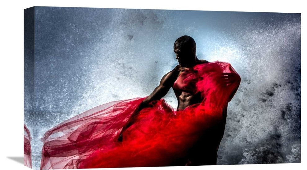 "Fire And Water" Stretched Canvas Giclee by Peter Muller Photography, 22"x13"