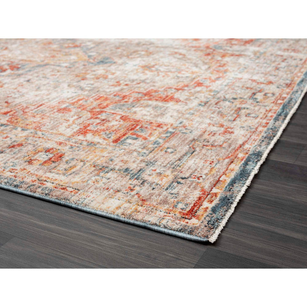 Hampton Medallion Area Rug - Beige, 7'10"x10'