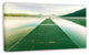 Green Wood Pier At Glacier Park, Seashore Canvas Art Print, 32"x16"