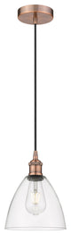 Innovations 616-1P-AC-GBD-752-LED 1-Light Mini Pendant, Antique Copper