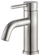 Single Hole Stainless Steel Bathroom Sink Faucet, Brushed Nickel