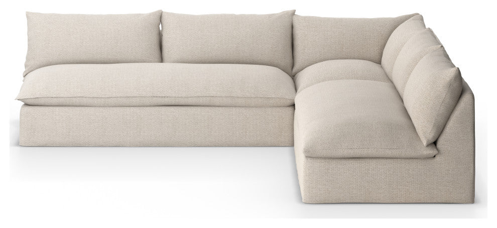 Grant Outdoor 3 Pc Sectional-Faye Sand