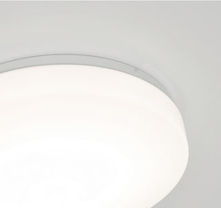 Cirrus 19" LED Flush Mount, 120-277V, 34W, 5 CCT, White, BB