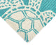 Capri Turtle Indoor/Outdoor Rug, Aqua, 2'x5'