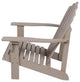 Shine Company Westport II Adirondack Chair With Hydro-Tex Finish, Graystone