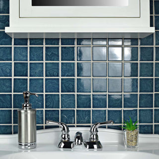 Resort Coral Blue Porcelain Floor and Wall Tile