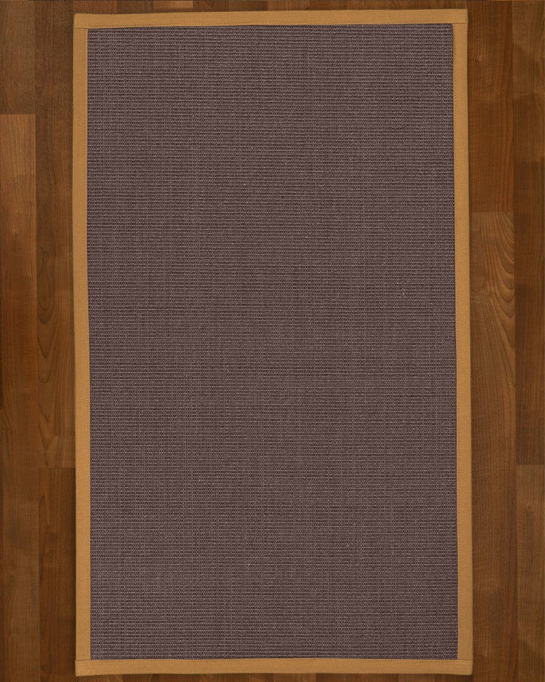 Natural Area Rugs Big Sur Custom Sisal Rug, 8' x 10', Doe Border