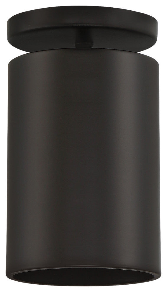 Pint LED Semi Flush Mount, Matte Black