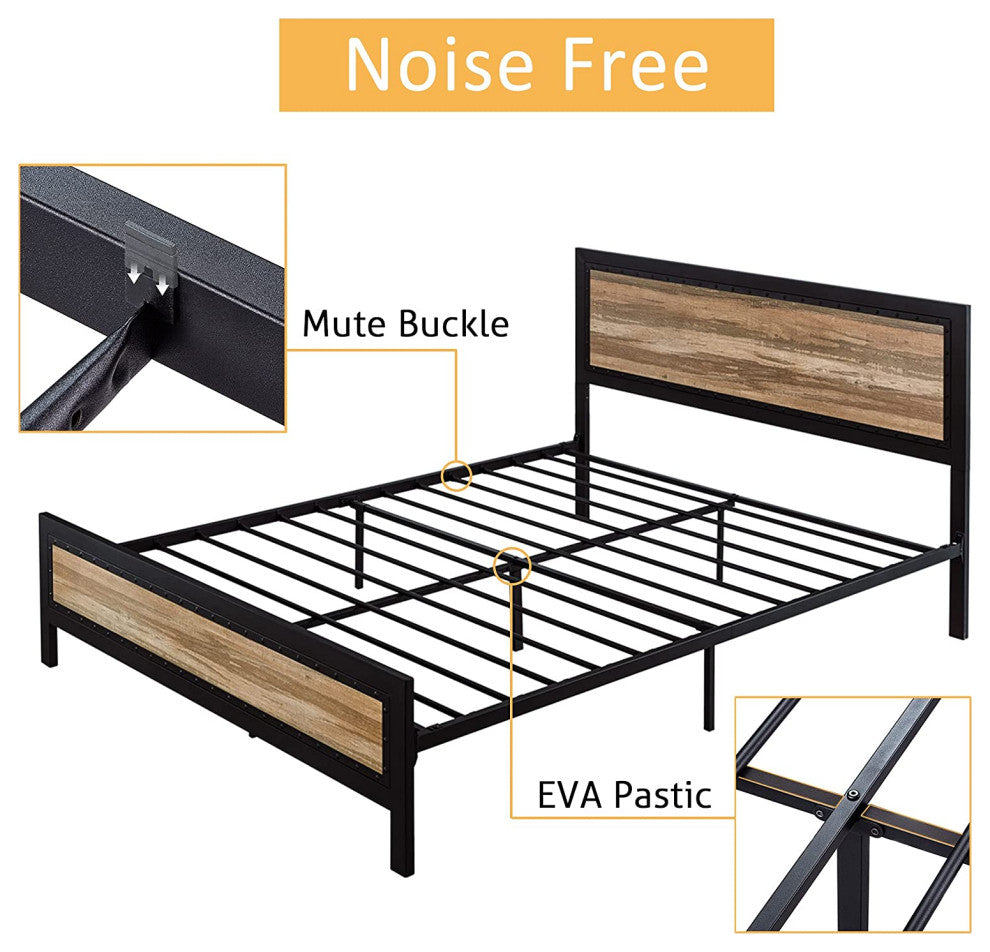 Heavy Duty Full Size Bed Frame