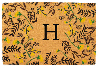Calloway Mills Lily Bliss Monogram Doormat, Letter H
