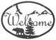 Welcome Sign, Medium, Bear