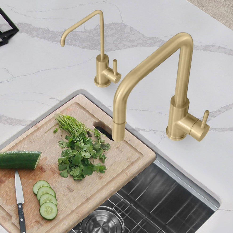 STYLISH Single Handle Stainless Steel Drinking Water Kitchen Faucet