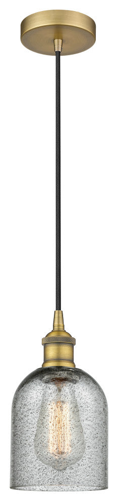 Innovations 616-1P-BB-G257 1-Light Mini Pendant, Brushed Brass