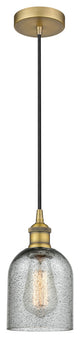 Innovations 616-1P-BB-G257 1-Light Mini Pendant, Brushed Brass