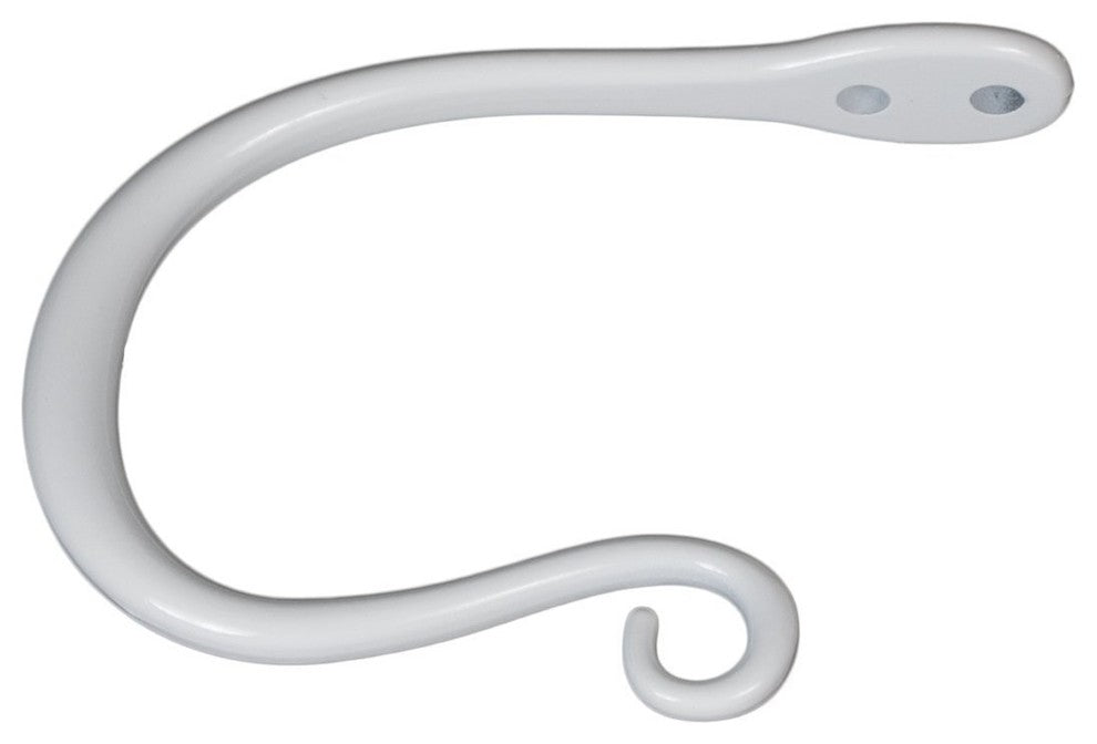 Zinc Curl Holdback, White