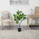 4' Grapefruit Flower Artificial Tree