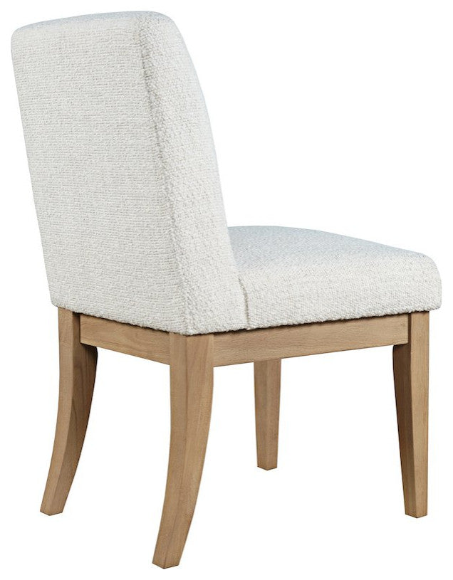 Sequoia Modern Rustic Solid Wood Upholstered Parsons Dining Chair (Set of 2)