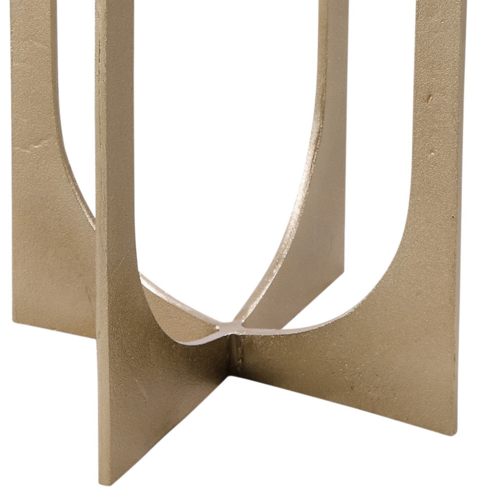 Ava Accent Table - Gold Metal
